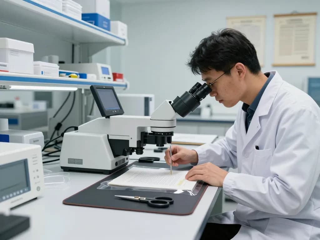 bóc ép plastic process in a professional restoration workspace, technician using advanced non-invasive technology.