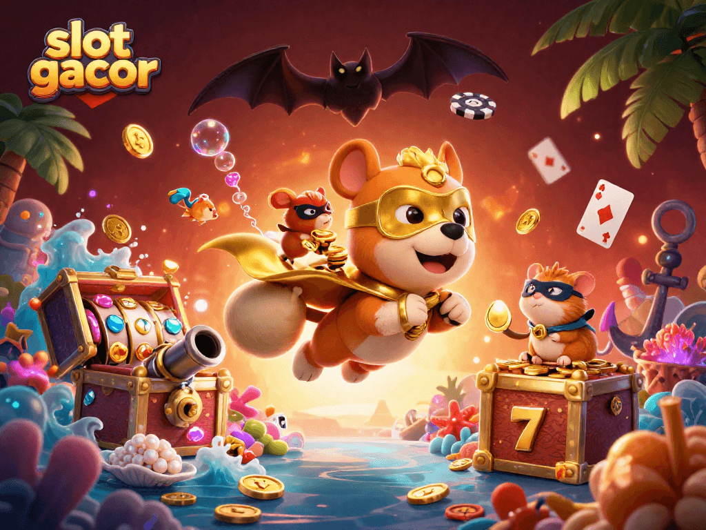 Slot gacor memberikan pengalaman bermain menarik dengan karakter superhero dan elemen kasino yang memukau.