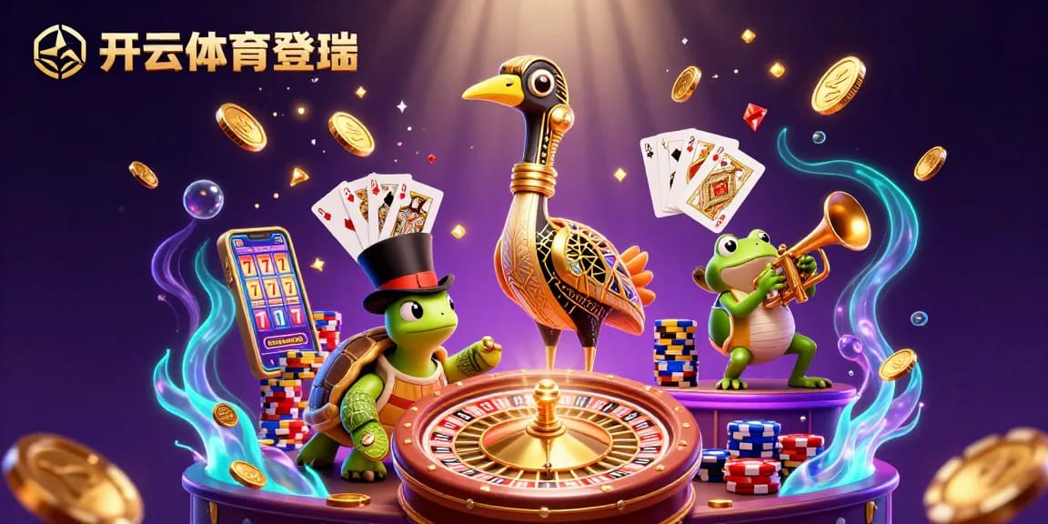 在开云体育登录平台体验刺激游戏的场景，富含黄金硬币和宝石的动态细节