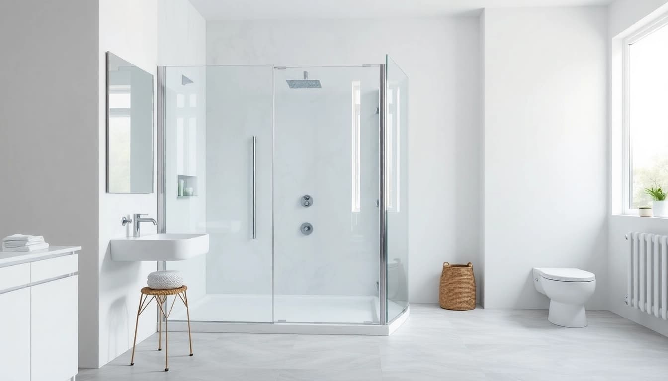 Erleben Sie die elegante sonni Duschkabine in einem modernen Badezimmer mit stilvollem Design.