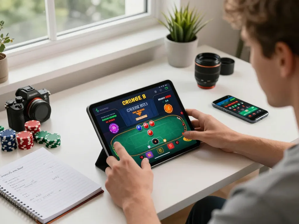 Engaging in online poker with UGDEWA via tablet provides a strategic gaming experience at home.