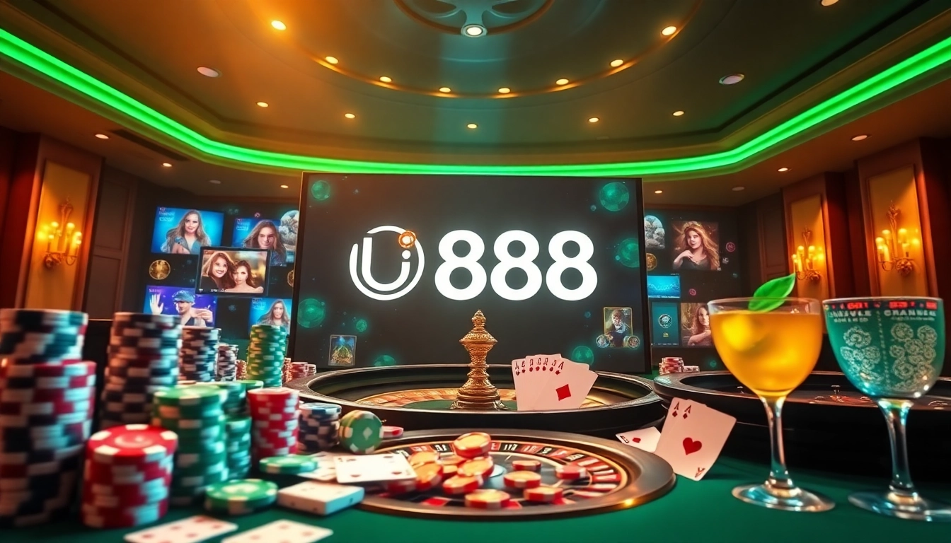 Experience the excitement of U888 online casino gaming with immersive graphics and engaging gameplay.