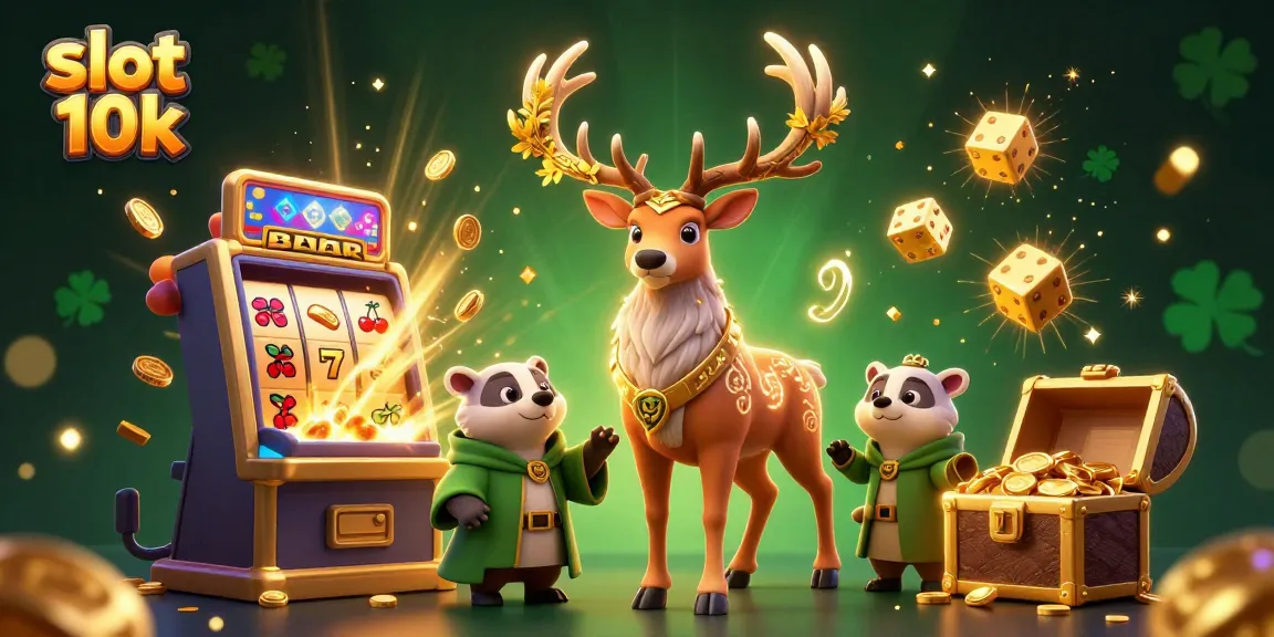 Experience thrilling wins at slot 10k with a vibrant casino scene packed with excitement and action.