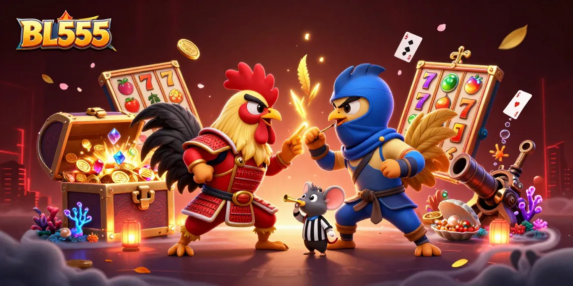 Play with BL555's thrilling online slots in an action-packed 3D duel.