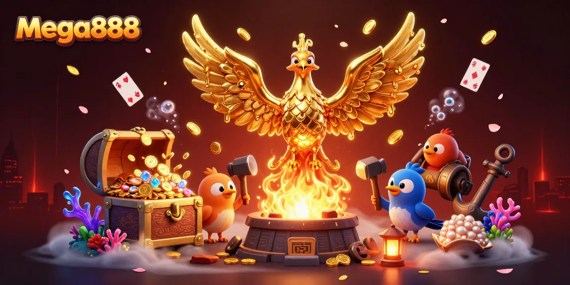 Mendapatkan hadiah mega888 dengan phoenix emas mengalir, memainkan slot online yang menguntungkan.