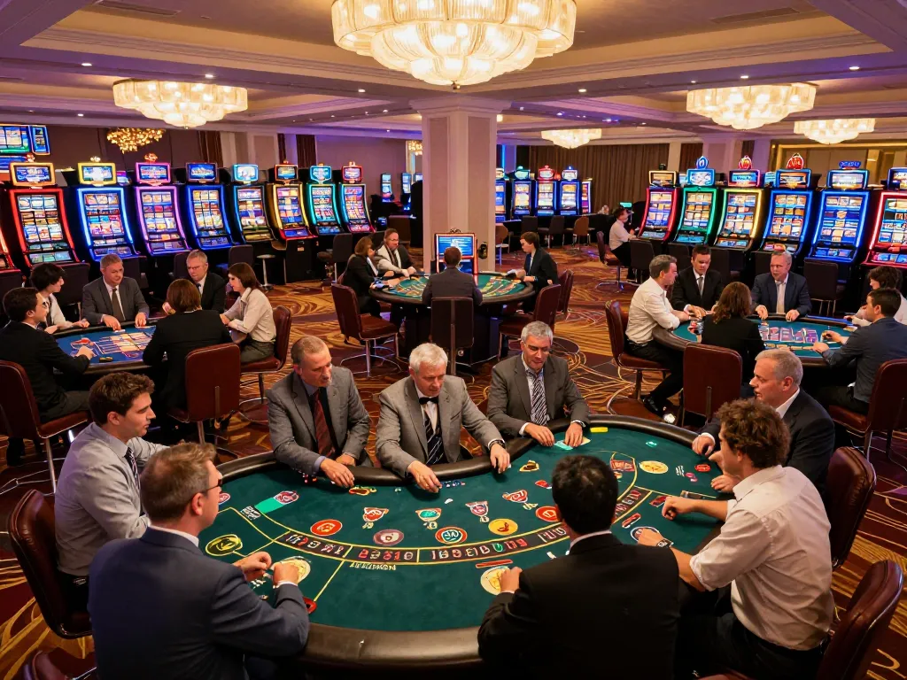 Engaging gameplay at the best widget store showcasing players enjoying casino games