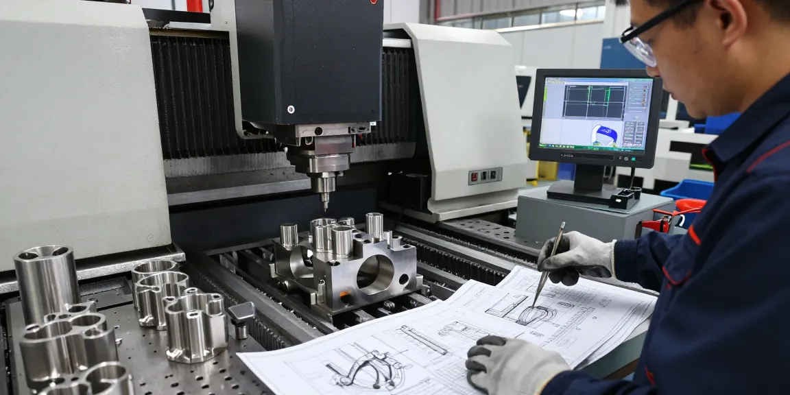 Crafting cnc machined stainless steel parts in a high-tech workshop