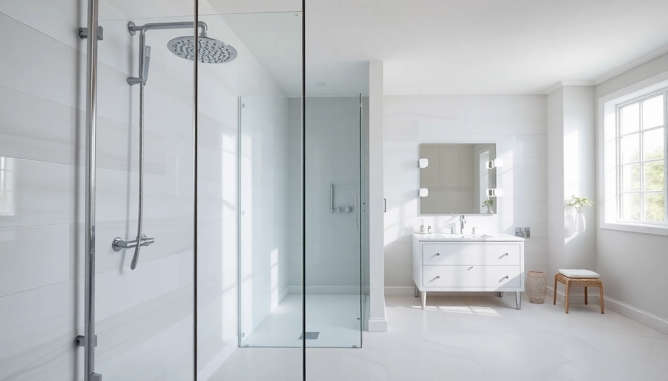 Experience the beauty of elegant showers Australia in a modern bathroom showcasing luxurious features.
