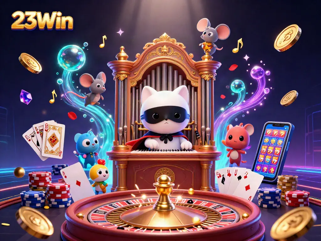 Win big at 23Win with thrilling casino action featuring vibrant games and characters.