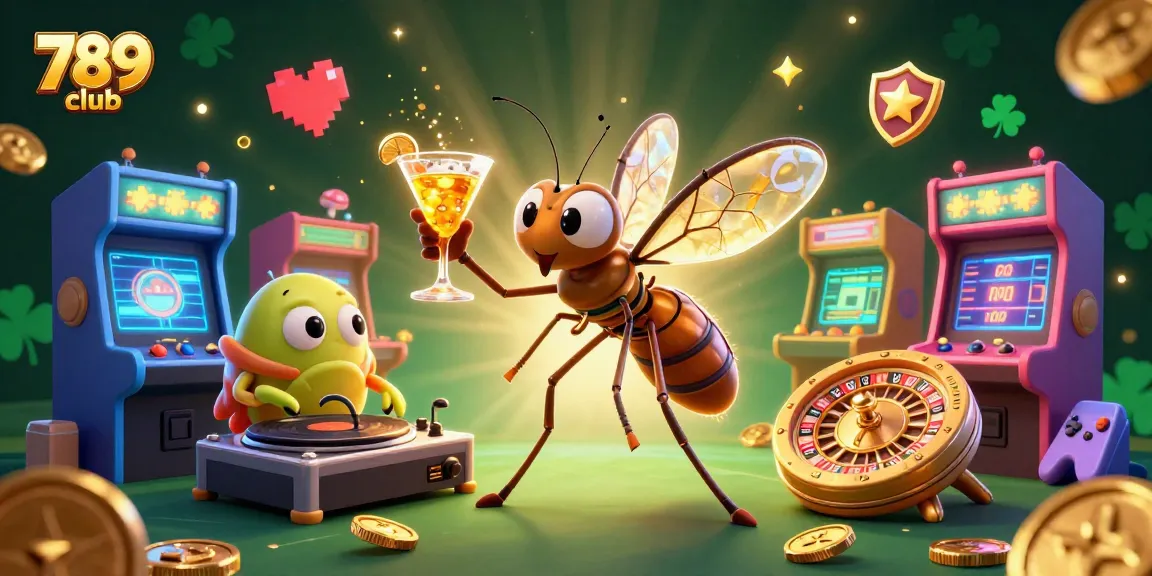 Engage with 789club's vibrant digital casino world featuring lively characters and gaming elements.