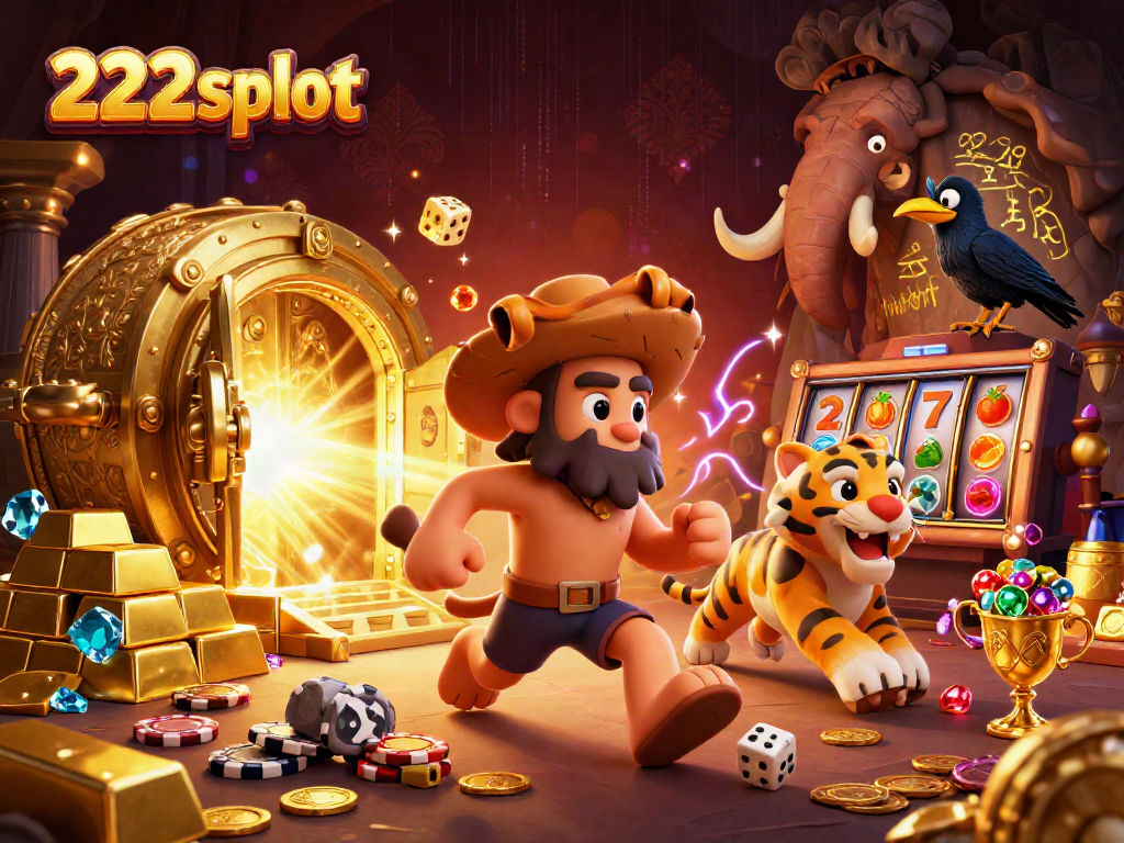 Bermain mesin slot 222slot dengan petualangan berharga di dalam kasino prasejarah.
