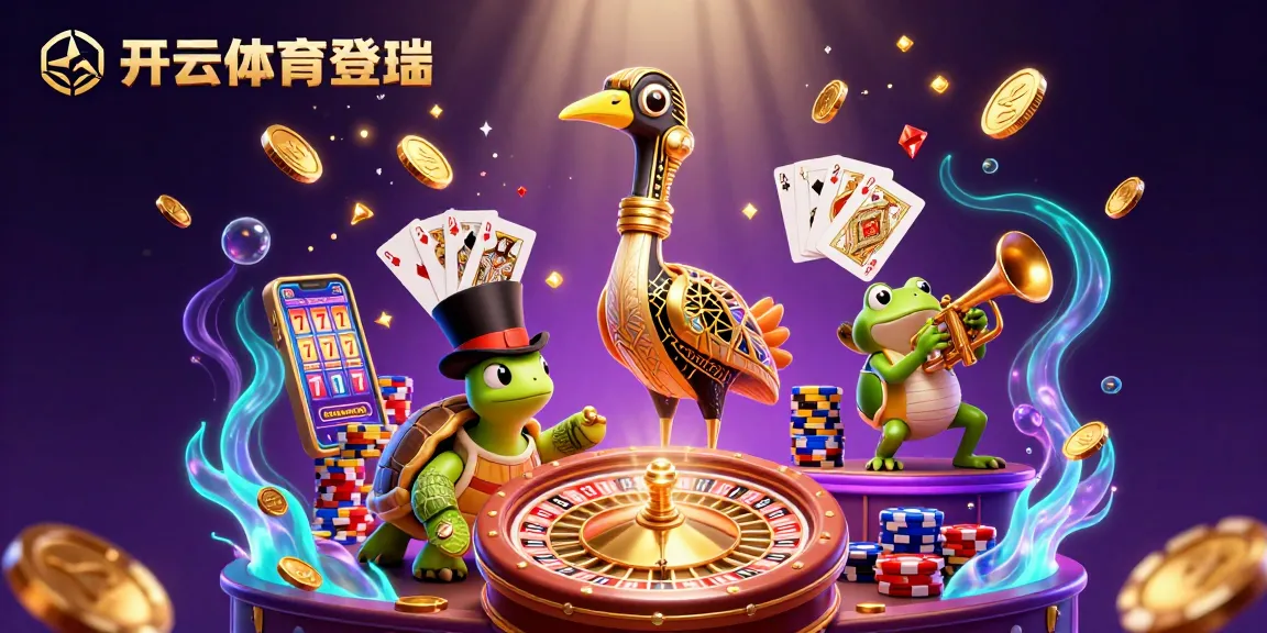 在开云体育登录平台体验刺激游戏的场景，富含黄金硬币和宝石的动态细节
