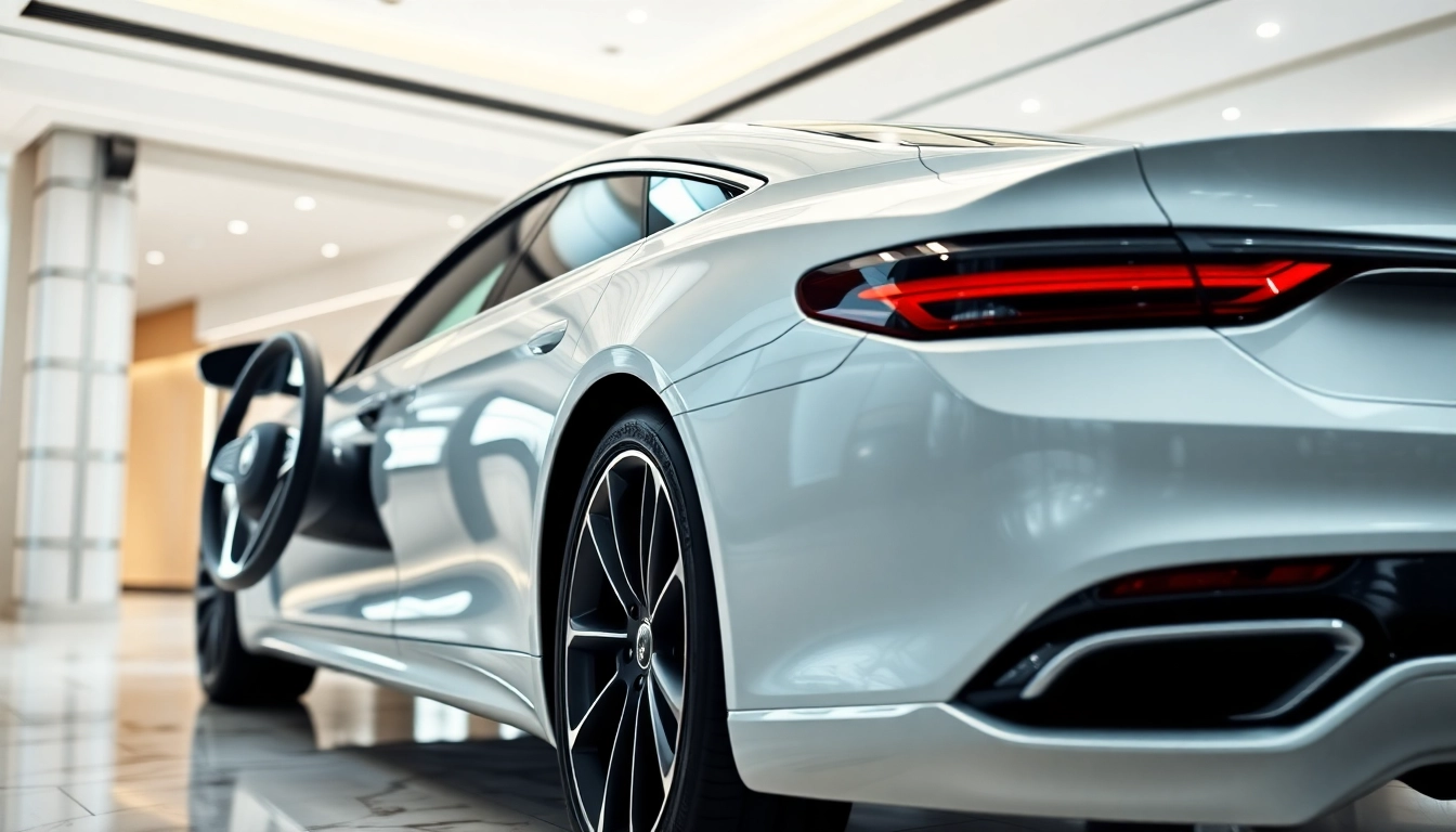 Showcase a luxury car highlighting the necessity of an extended warranty for luxury cars with detailed features.