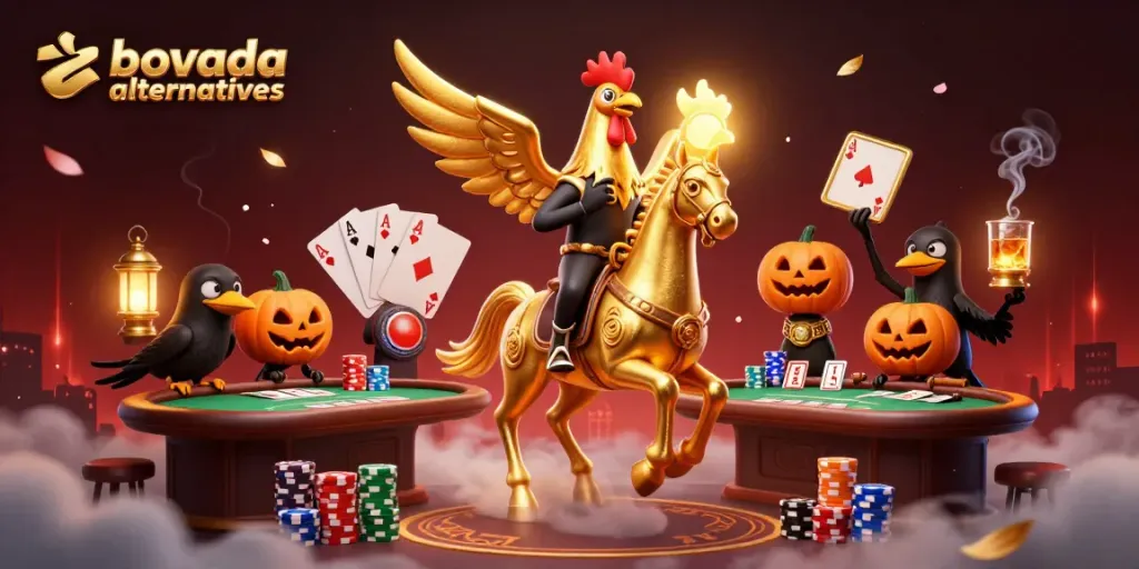 Engage with bovada alternatives while exploring vibrant casino scenes featuring unique characters and dynamic gameplay.