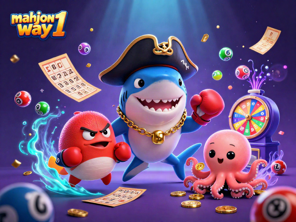 Engage in thrilling gameplay with Mahjong Way 1 featuring dynamic cartoon characters and exciting casino elements.
