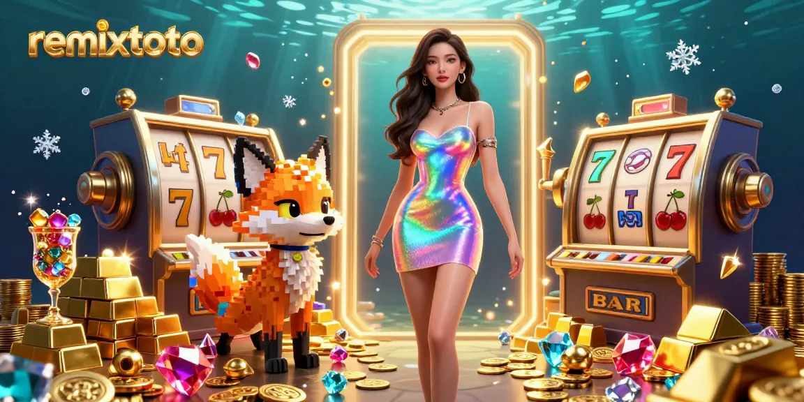 Experience the excitement of remixtoto with spinning slot reels and colorful treasures.