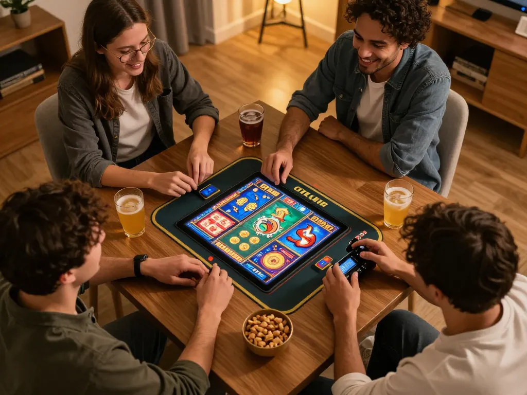 Experience seamless rokok88 login while enjoying vibrant online slots with friends at home.