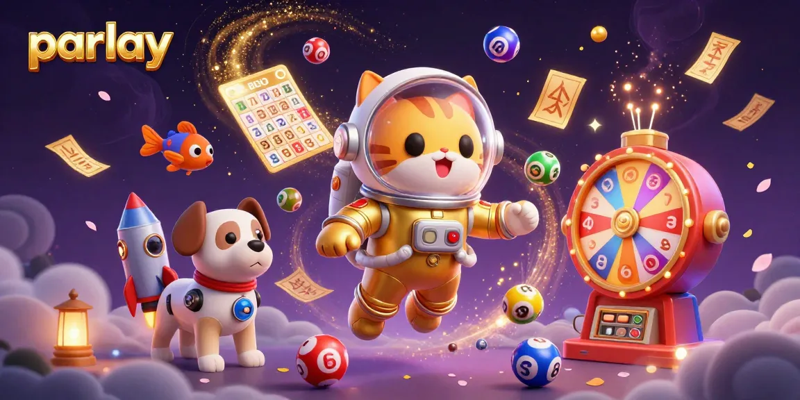 Engage in parlay betting excitement with a space-themed casino adventure illustration.