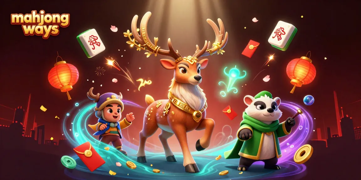 Mainkan mahjong ways dengan nuansa keberuntungan dan cahaya magis dalam ilustrasi penuh warna ini.