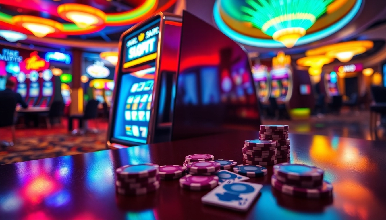 Mendaftar untuk Akun Depo 5k dengan mesin slot berkilau di kasino