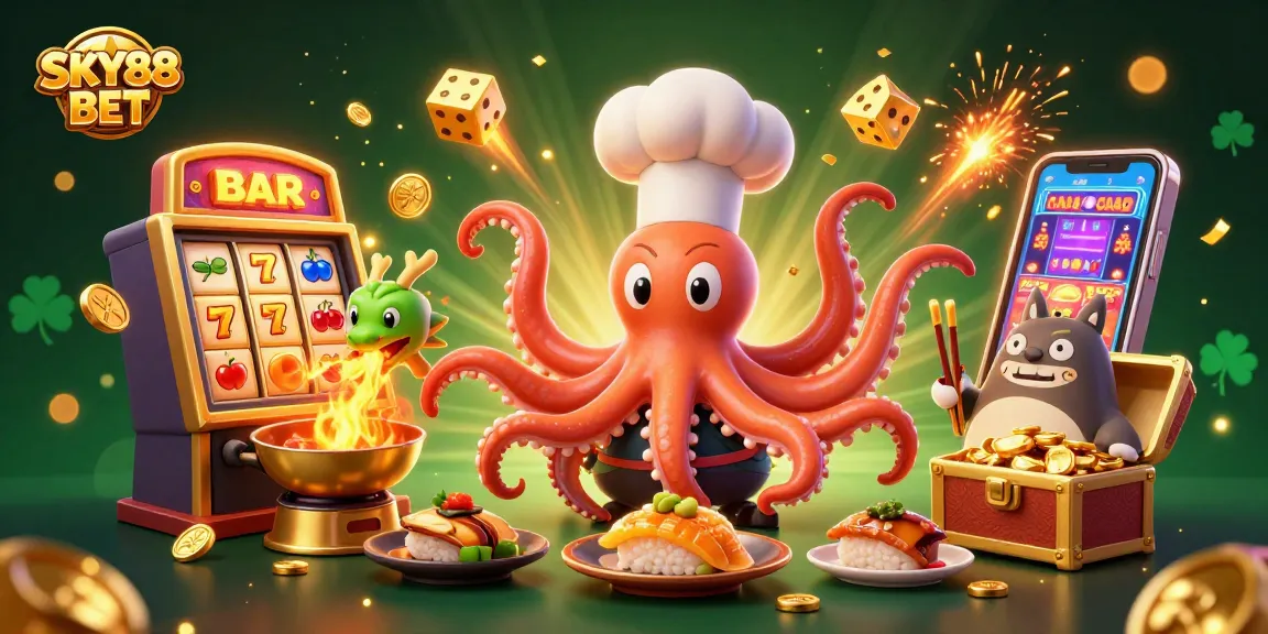 Engage high-paying slots at SKY88 BET with thrilling wins from vibrant jackpots and animated characters.