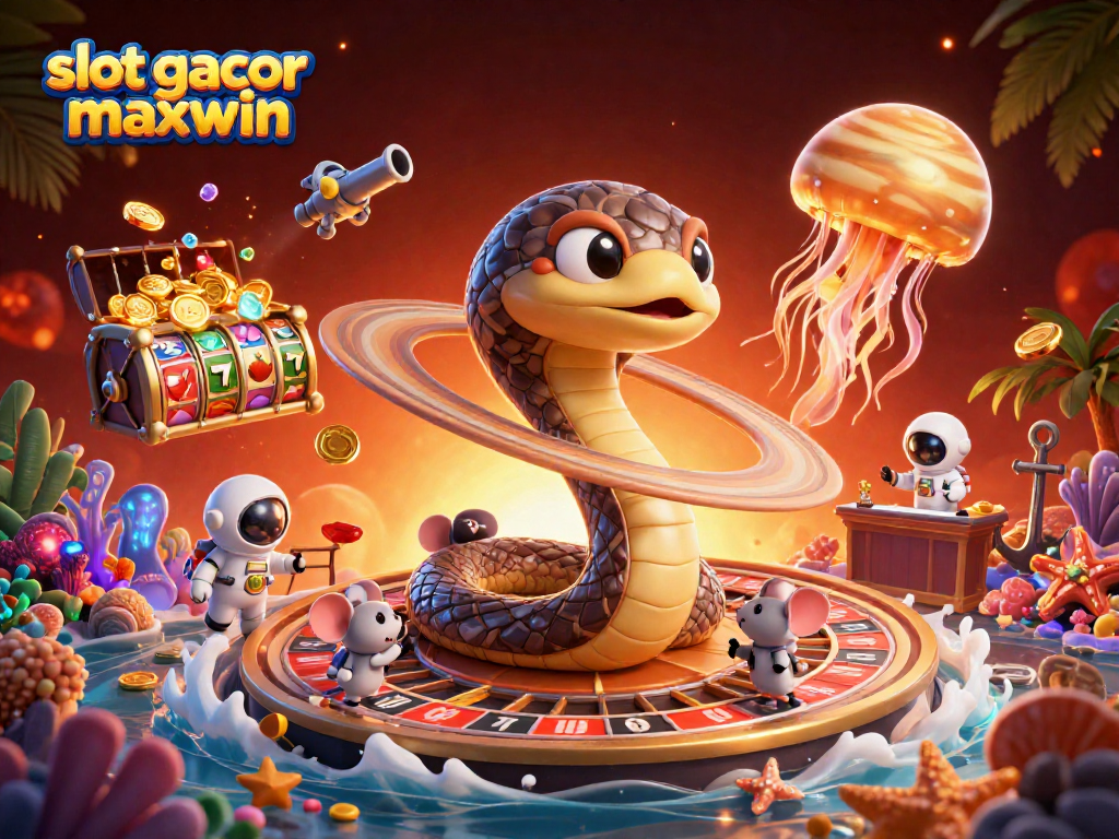 Menangkan slot gacor maxwin dengan ilustrasi kasino luar angkasa yang mengasyikkan dan detail visual yang kaya.