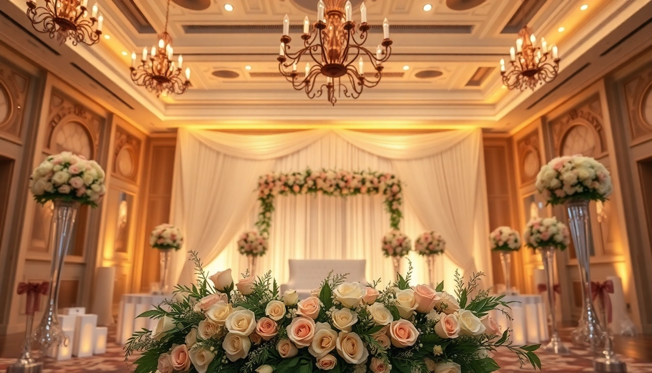 Beautiful wedding ceremony scene at a Jacksonville Wedding Venue, capturing elegance and romance.