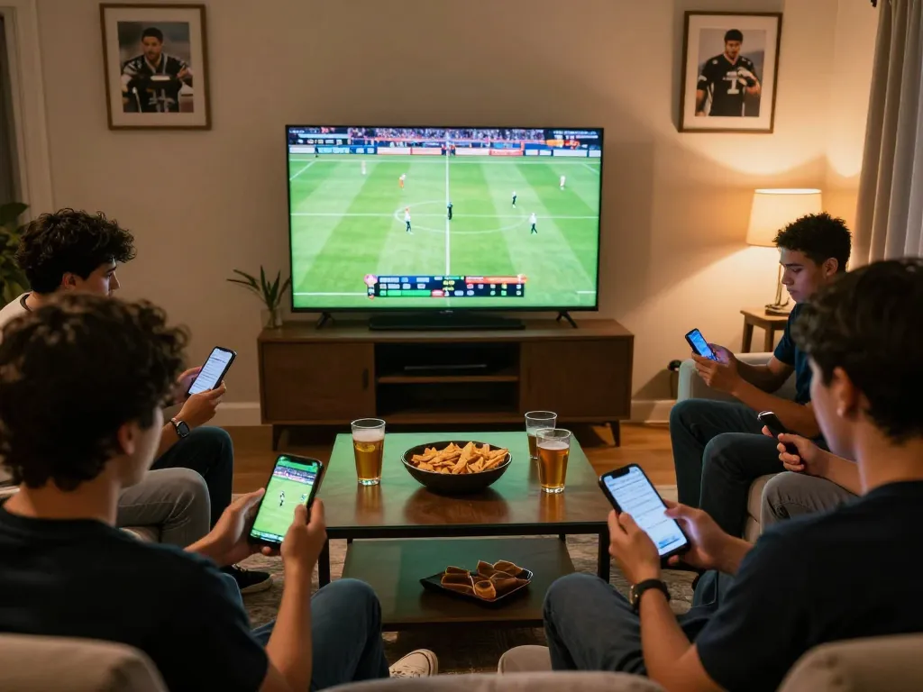 Kèo nhà cái insights being shared among friends during a thrilling live sports betting session