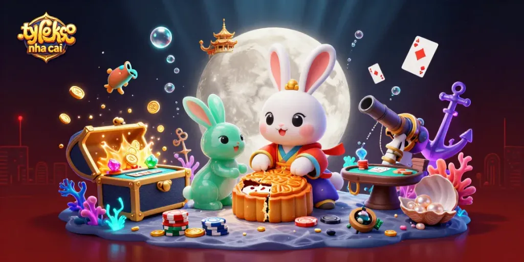 Engage in sports betting with ty le keo nha cai while enjoying a vibrant scene with cartoon elements.