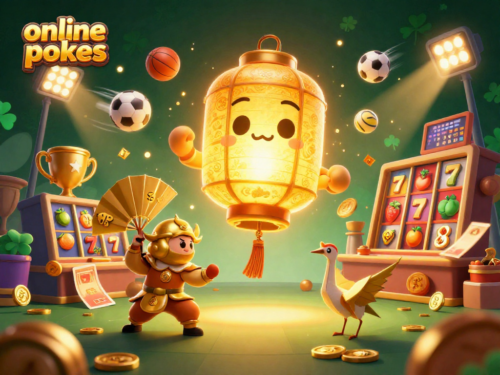 Engage with online pokies in a vibrant casino setting with dynamic game elements and exciting characters.