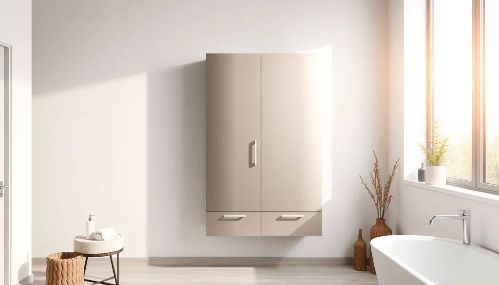 Benutzerfreundlicher sonni Spiegelschrank mit modernem Design und heller Beleuchtung im Badezimmer.