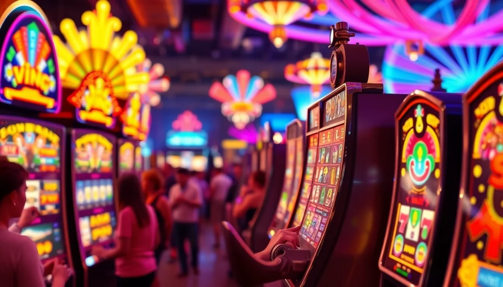 Mainkan slot dengan semangat di mesin slot yang mempesona di kasino.