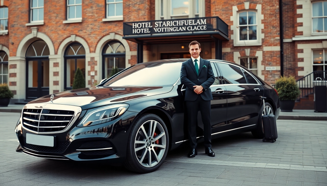 Experience top-notch Chauffeur Services Nottingham with our luxury car and professional chauffeur.