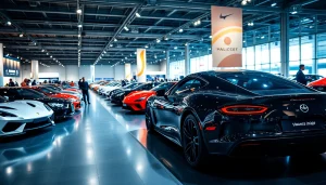 Experience the excitement of the Auto Cars Show with vibrant vehicles and enthusiastic crowds.