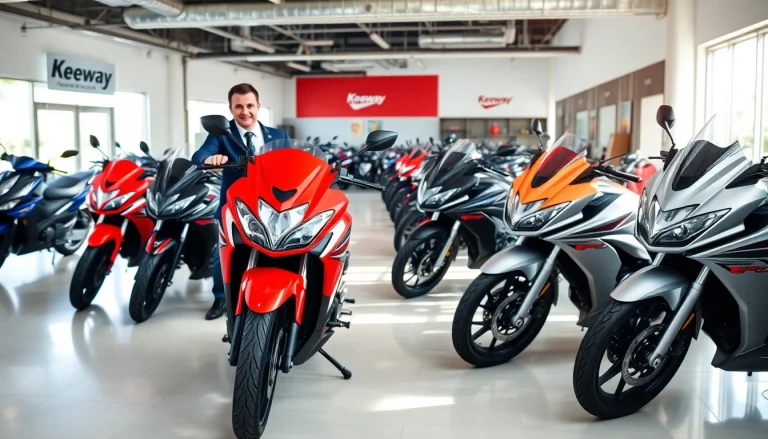 Verkauf von Keeway Motorrädern auf https://moto-ankauf.de/keeway-verkaufen mit freundlichem Personal im modernen Showroom