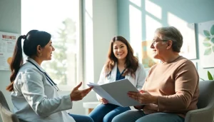 Engaging medical weight loss consultation in Nyack with a healthcare provider and patient discussing plans.