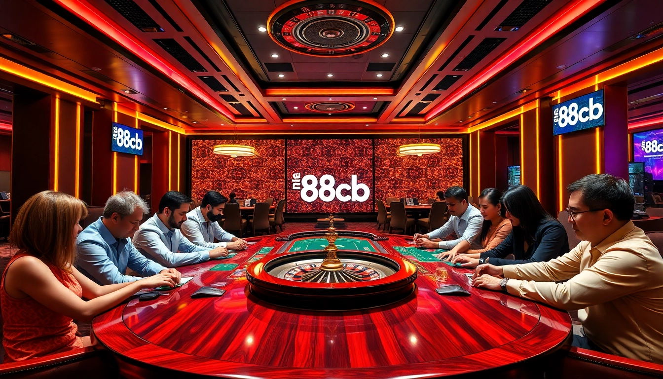 Experience the thrill of bets at nhà cái 88clb with vibrant casino games and engaging players.