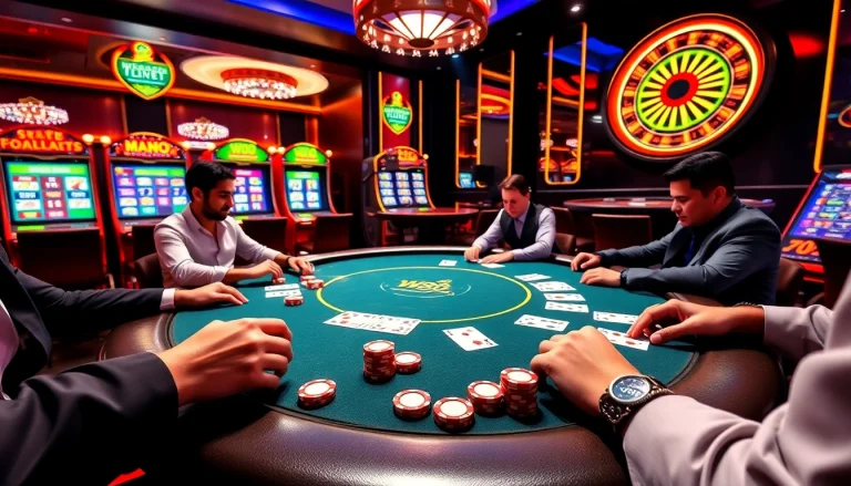 Trải nghiệm bầu không khí casino đầy hứng khởi của W88 với những trò poker sôi động, màu sắc sống động và trải nghiệm chơi game nhập vai.