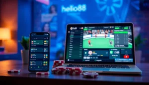 Hello88 online betting platform interface showcasing vibrant and engaging betting options.