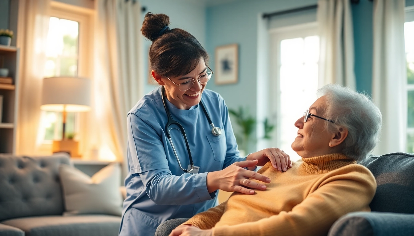 Senior caregivers austin tx providing compassionate support in a cozy homely setting.