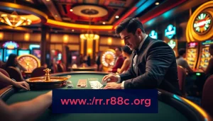 Experience thrilling gambling action at https://rr88c.org/ with lively poker games and vibrant casino ambiance.