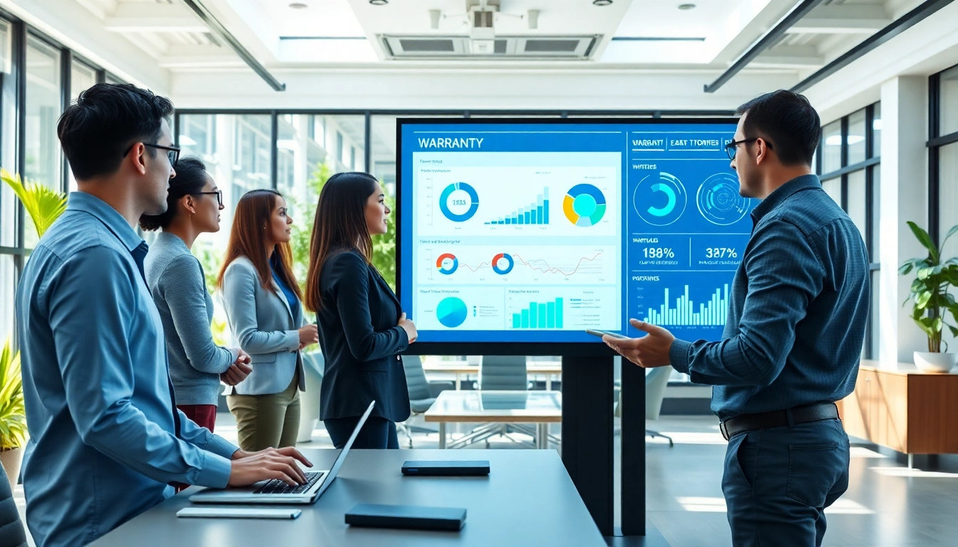 Explaining how does an AI powered warranty company work with a focus on advanced technology and teamwork.