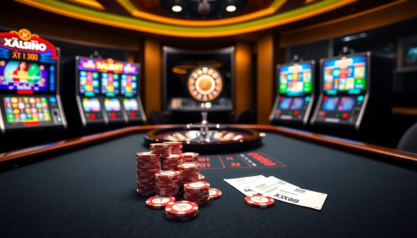 Enjoy a thrilling gaming experience with XX88 at a vibrant online casino.