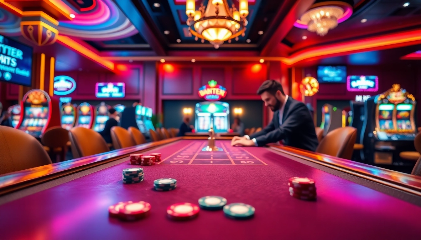 Experience thrilling gameplay at https://mm88.today/ with vibrant casino tables and engaging slot machines.