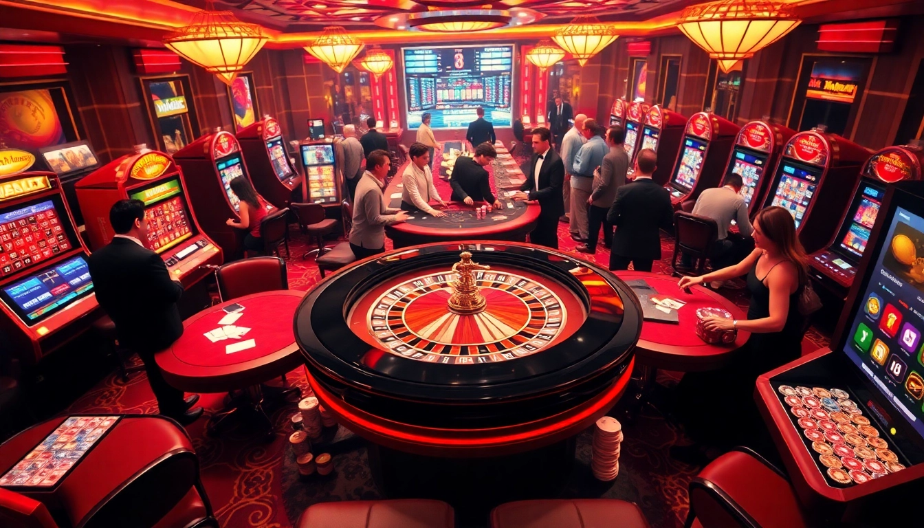 Nonton film indoxxi while enjoying a thrilling casino scene with roulette and slot machines.