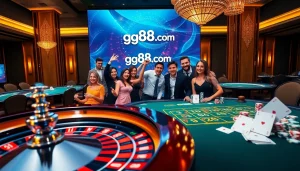 Experience thrilling casino action at gg88.com with vibrant gaming tables, roulette, and poker.