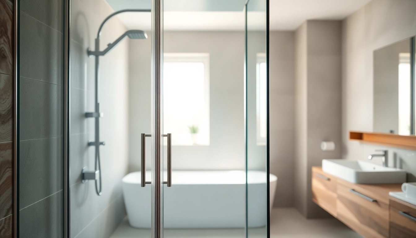 Moderne duschkabine 100x100 mit elegantem Design in heller Badezimmerumgebung