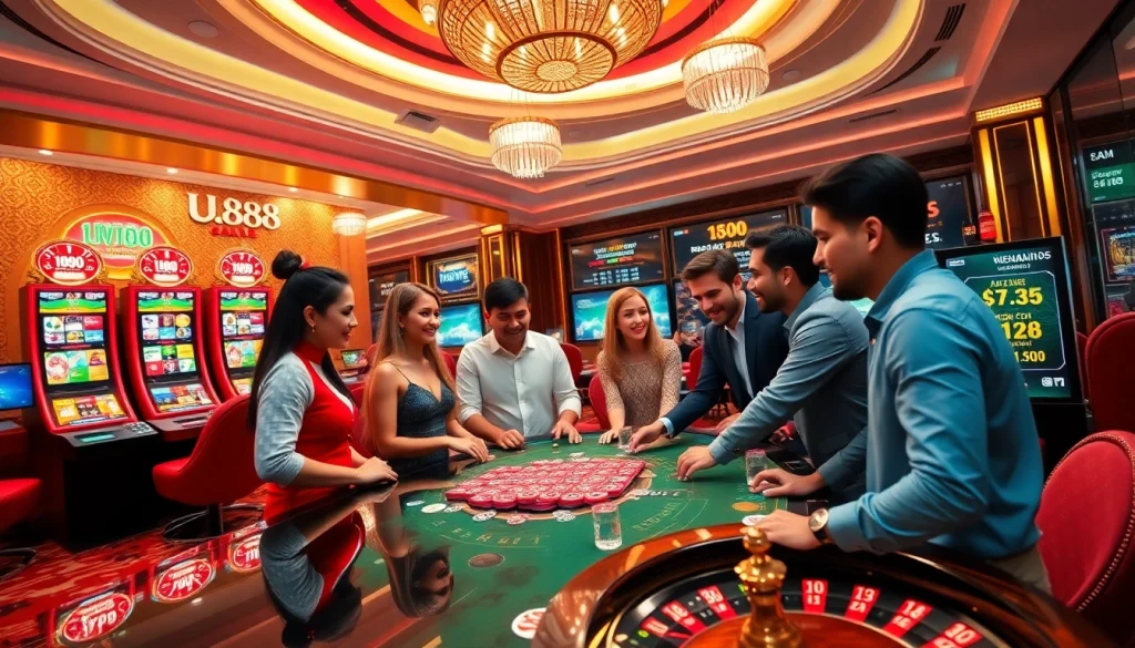 Experience exhilarating gaming action at UU88 with vibrant games and dynamic betting.