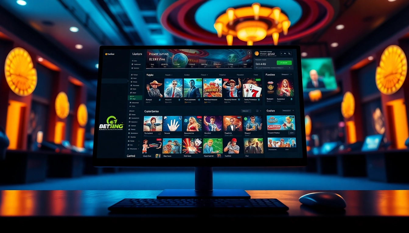 Dynamic online betting experience at stimmgewitter.org showcasing diverse games and engaging atmosphere.