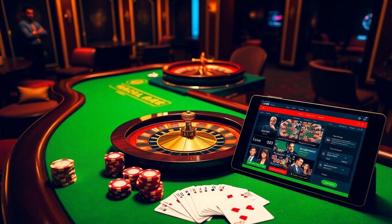 Loto188.gb.net shows an exciting online betting scene with a casino table, poker chips, and cards.